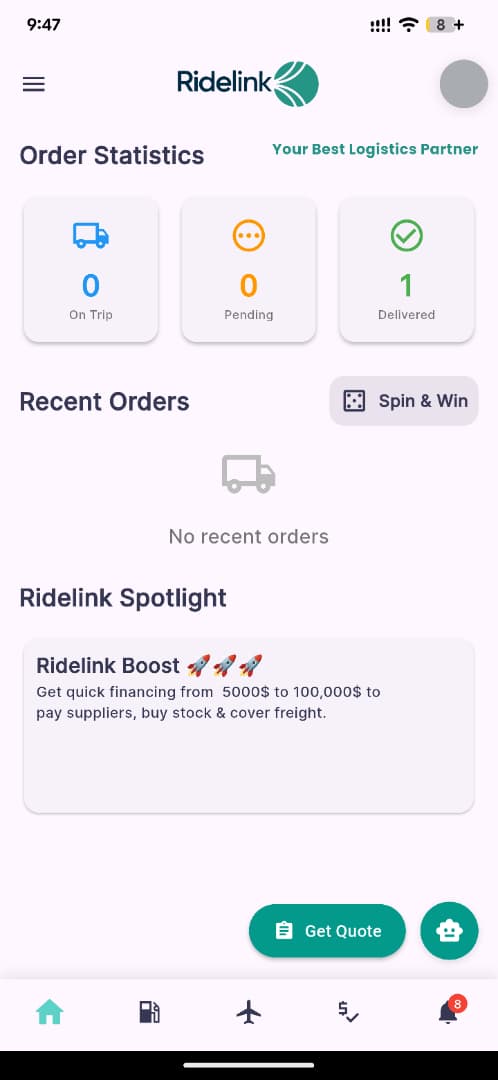 Ridelink App